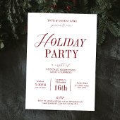 Elegant Vakantie Kantoor Party Zakelijk Kerstfeest Kaart