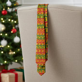 Elegant vakantie rendierpatroon in groen rood goud stropdas