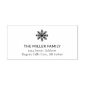 Elegant vakantieadres stempel (Design)