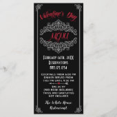 Elegant Valentijnsdag Menu (Voorkant)