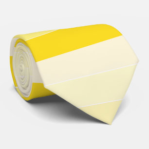 Elegant Vanilla Yellow White Trendy Modern Design Stropdas