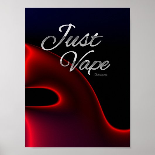 Elegant Vaping Poster (Voorkant)
