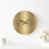 Elegant vast metallisch oud goud grote klok (Huis)