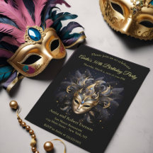 Elegant Venetiaans Masker Carnaval