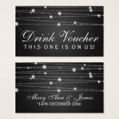 Élégant Ventilateur De Boissons Lignes Étincelante (Devant & derrière)