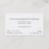 Elegant ventilator Visitekaartje (Achterkant)