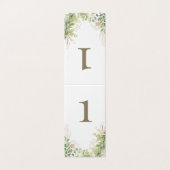 Elégant Verdure Mariage Gold Texte (Outside Unfolded)