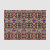 elegant verfijnd goud ruby red burgundy tissuepapier (Voorkant)