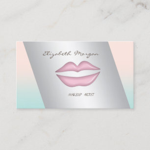 Elegant Verfijnd Modern Professioneel, Lippen Visitekaartje