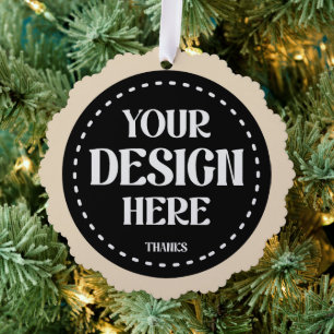 Elegant, verfijnd, strak & minimalistisch ornament kaart