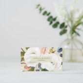 Elegant verfijnde botanische flora visitekaartje (Staand voorkant)