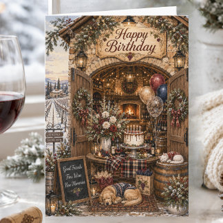Elegant Verhaalboek Winter Wijnberg Gelukkige Verj Kaart