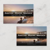 Elegant Verhuur Vastgoed Visitekaartje Perfect (Voorkant / Achterkant)