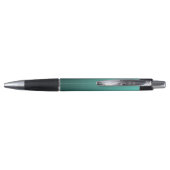 Elegant verloop Blauwgroen met aangepaste tekst Pen (Achterkant)