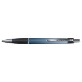 Elegant Verloopblauw met de Tekst van de Douane Pen (Achterkant)