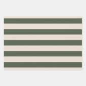Élégant Vert Beige Joyeux Vacances Papier Envelopp (Devant 2)