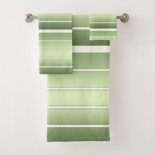 Élégant vert rayé (En situation)