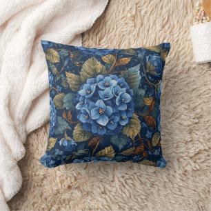 Elegant Vervlogen Hortensia Bloemmotief Kussen