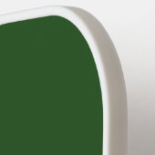 Elegant Vet Monogrammed Initiaal Pine Green Pickleball Paddle (Links Detail)