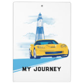 ELEGANT VETTE AUTOMOBILE ART KLEMBORD (Achterkant)