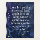 Elegant Victor Hugo Poem Planner (Voorkant)