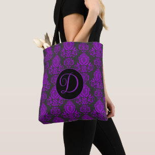 Elegant, , Victoriaans Damask gepersonaliseerd Draagtas