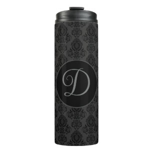Elegant, , Victoriaans Damask gepersonaliseerd Thermosbeker