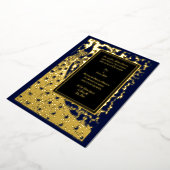 Elegant Victoriaans Era Art Nouveau Peacock Weddin Folie Uitnodiging (Gedraaid)