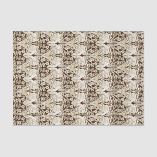 Elegant Victoriaans Floral Pattern Decoupage Tissuepapier (Voorkant)