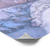 Elegant Victoriaans Lady, lezen, decor art poster (Hoek)