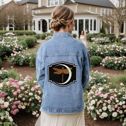Elegant, , Victoriaans magisch sprookje Denim Jacket (Huwelijk Achterkant)