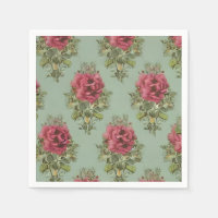 Elegant Victoriaans rood roodpatroon
