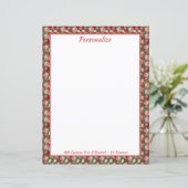 Elegant  Victoriaans rood roze rozen (Staand voorkant)