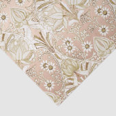 Elegant  Victoriaans Roos Gold Floral Pattern Tissuepapier (Detail)