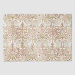 Elegant Victoriaans Roos Gold Flower Tissuepapier