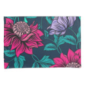 Elegant Victoriaans  Roze Floral Artwork | Kussensloop (Voorkant-Rechts)
