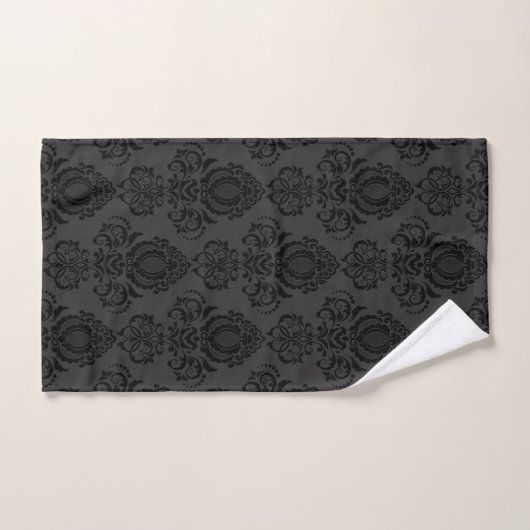 Elegant, , Victoriaans Steampunk Damask Bad Handdoek (Handdoek)
