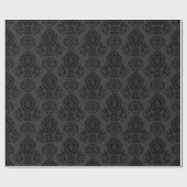 Elegant, , Victoriaans Steampunk Damask Cadeaupapier (Vlak)