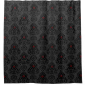 Elegant, , Victoriaans Steampunk Damask Douchegordijn (Voorkant)