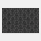 Elegant, , Victoriaans Steampunk Damask Inpakpapier Vel (Voorkant 2)