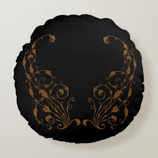 Elegant, , Victoriaans Steampunk Rond Kussen (Voorkant)