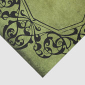 Elegant Victoriaans stijlontwerp Tissuepapier (Detail)