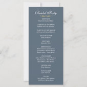 Elegant Victoriaans Wedding Programme (Achterkant)