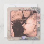 Élégant vieux jeu Enregistrer la carte de date (Devant)