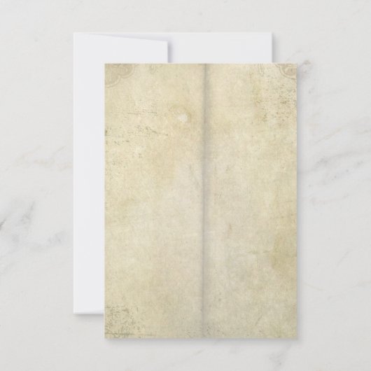 Élégant vignoble rustique vinicole automnale carte (Dos)