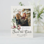 Elegant Viking Wedding Photo Save the Date (Staand voorkant)