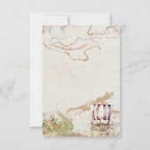 Elegant Viking Wedding Photo Save the Date (Achterkant)