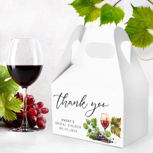 Elegant Vino Before Vows Collection Bedankt Bedankdoosjes