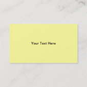 Elegant Vintage Black Bird Yellow Visitekaartje (Achterkant)