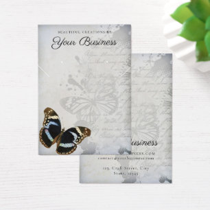 Elegant Vintage Butterfly Jewelry Display Card